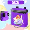 LUKIUP Mermaid Children's Handlebar Bag, Bicycle Bag with Inner Pocket,