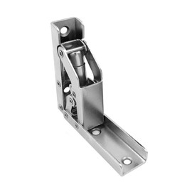 Laroal 4 Pieces Loft Hatch Hinge Cabinet Foldable Hinge Flat Spring Folding Hinge Suitable for Cabinet Door Bookcase Shelf Folding Table Shelf