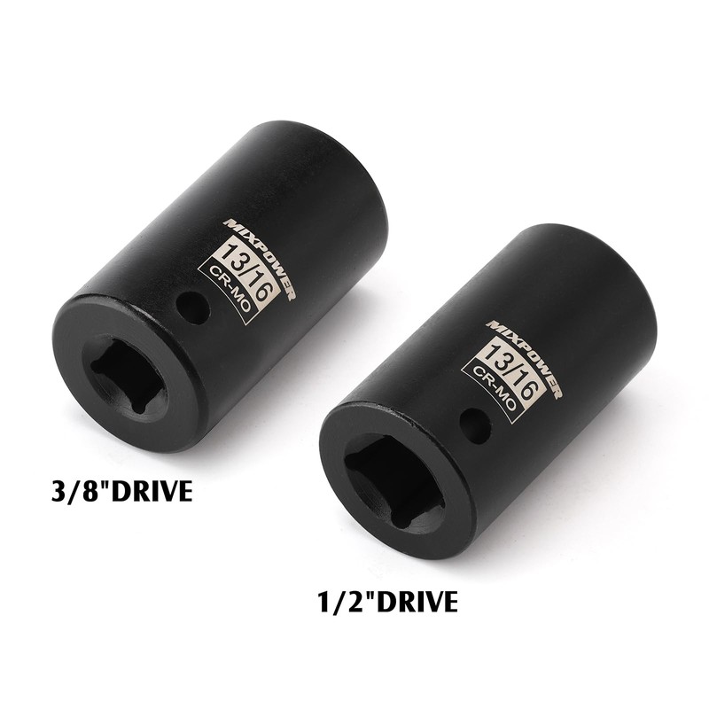 MIXPOWER 3/8" & 1/2" Drive 13/16" 5 Point Utility Socket,
