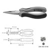 Maurer 2326020 Spout Pliers Straight, More Than 200 mm.