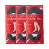 GUNZE Women's Foot Cover, 3 Pairs Set, Shallow Socks, Black