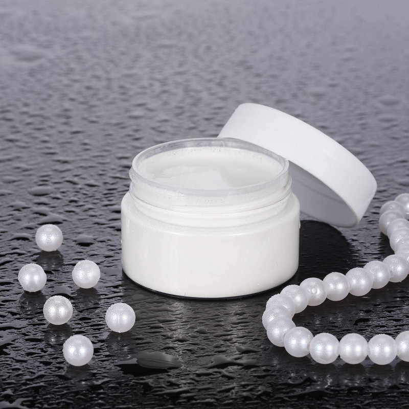 6 Pack 2 oz Plastic Pot Jars Round Clear Leak