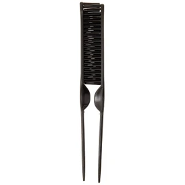 CocoBlack Naturals 3 Row Styling Comb For Detangling, Defining And Separating Curls (Black)
