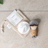 WLDOHO Vegan Shaving Brush with Bamboo Wooden Handle for Safety