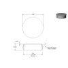 (10 Pack) 1-1/4" ID Hole Knockout Locking Plugs for Panels