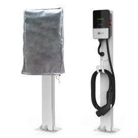 LOTHID Wallbox Weather Protection Roof for Electric Car Charging Station, Outdoor Waterproof Dustproof Rainproof Charging Cradle Cover (Column Type: 70 x 35 x 25 cm)