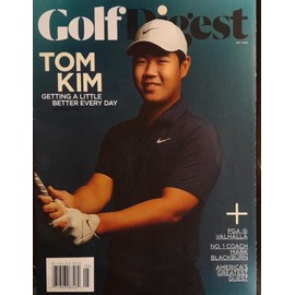 Golf Digest Magazine May 2024 Tom Kim Getting A Little Better Every