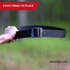 MISSION ELITE Heavy Duty Military Tactical Belt - 2-Ply Nylon