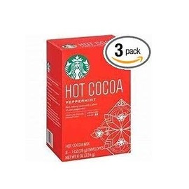 Starbucks Hot Cocoa Mix, Peppermint, 8-Count (Pack of 3)