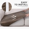 molasofa Leather Look Couch Cushion Covers, Stretch Sofa Cushion Covers