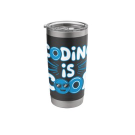 Coding for Kids Fun Programming and Robotics Designs Stainless Steel Insulated Tumbler