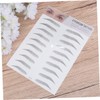 Ipetboom Men Women Brow Tint Stickers Artificial Eyebrow Transfer Instant