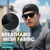 THINDUST 3Pcs Breathable Mesh Skull Cap,Lightweight Quick Dry Sports Helmet