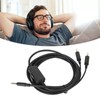 Replacement Headphone Cable 3.5mm Volume Control Sound Cable Compatible for