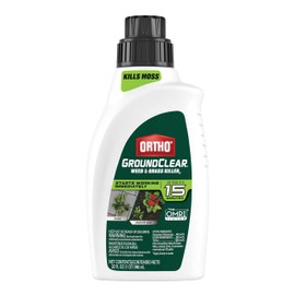 Ortho GroundClear Weed and Grass Killer2 Concentrate, Kills Dandelions, Chickweed, Crabgrass, Moss and More in Patios and Landscapes, OMRI Listed, 32 fl. oz.