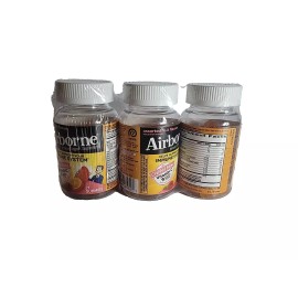 Airborne (3) Airborne Immune Support Kids Assorted Fruit Flavors 63 Gummies Exp 2/26