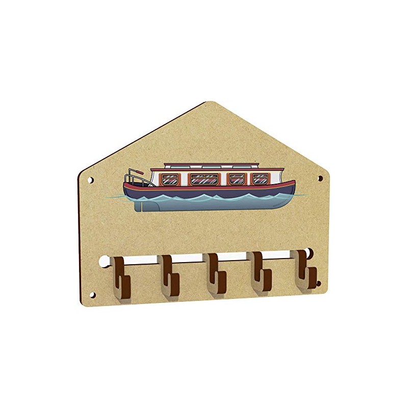 Azeeda 'Canal Boat' Wall Mounted Key Hooks/Holder (WH00048251)