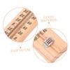 KONTONTY Analog Temperature Gauge Small Wooden Thermometer for Kitchen Cooking