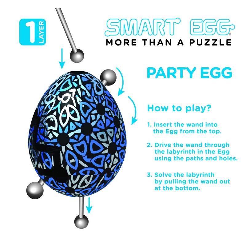 Smart Egg Happy Party - Happy Feast: 3D Maze Puzzle,