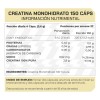 Suplemento Creatina Monohidrato 100 150 Cáps Prowinner Natural