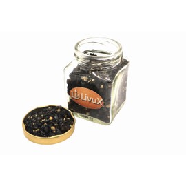 LivuX 50 g Lourdes Gold in Glass - Elegant Incense Mix - For Rituals, Prayer & Solemn Incense 1321