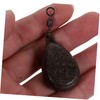 Kisangel 5pcs Iron Casting Fishing Weights Carp Drop Shot Weights