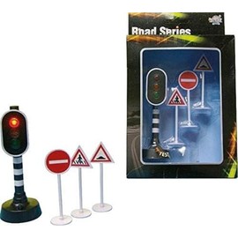Alpha Toys Road Series - Traffic Lights w/ 3 Traffic Signs