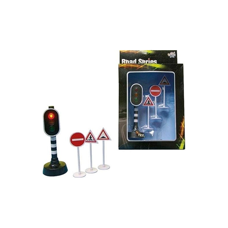 Alpha Toys Road Series - Traffic Lights w/ 3 Traffic