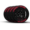 SNS 3pcs RED Paint Pen Markers Waterproof Permanent Car Tire