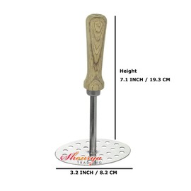 Ellipse Shaped Potato Masher,stainless Steel Potato Masher,Potato Masher,Masher,Bean Masher,masher stainless steel,Crusher,potato masher stainless steel,wooden masher,Pav bhaji masher
