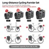 Rhinowalk Bike Pannier Bag Waterproof 6/12/20/25L Bicycle Rear Seat Bag