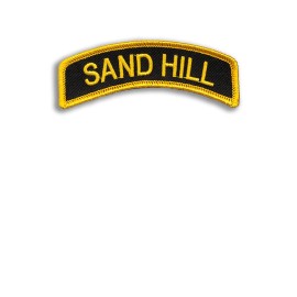 SAND HILL Infantry Embroidered Tab - US Army Infantry - (11 B) Fort Benning, GA