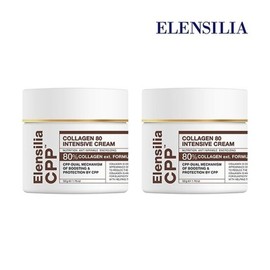 (신세계라이브쇼핑)엘렌실라 CPP 콜라겐 인텐시브 크림 50g 2개 (Seoirtyworld Live Shopping) EllenSilva CPP Collagen Intensive Cream 50g x 2