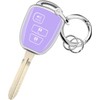 FT FUNTOR for Toyota Key Cover,3 Buttons TPU Key Cover
