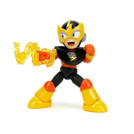 DCD Elec Man 4.5" Moveable Figure with Accessories and Alternate Head and Hands "Mega Man" (1987) Video Game Model by Jada