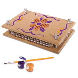 John Adams | Flower Press: press and preserve garden flowers and leaves with a traditional wooden press | Arts & Crafts | Ages 7+