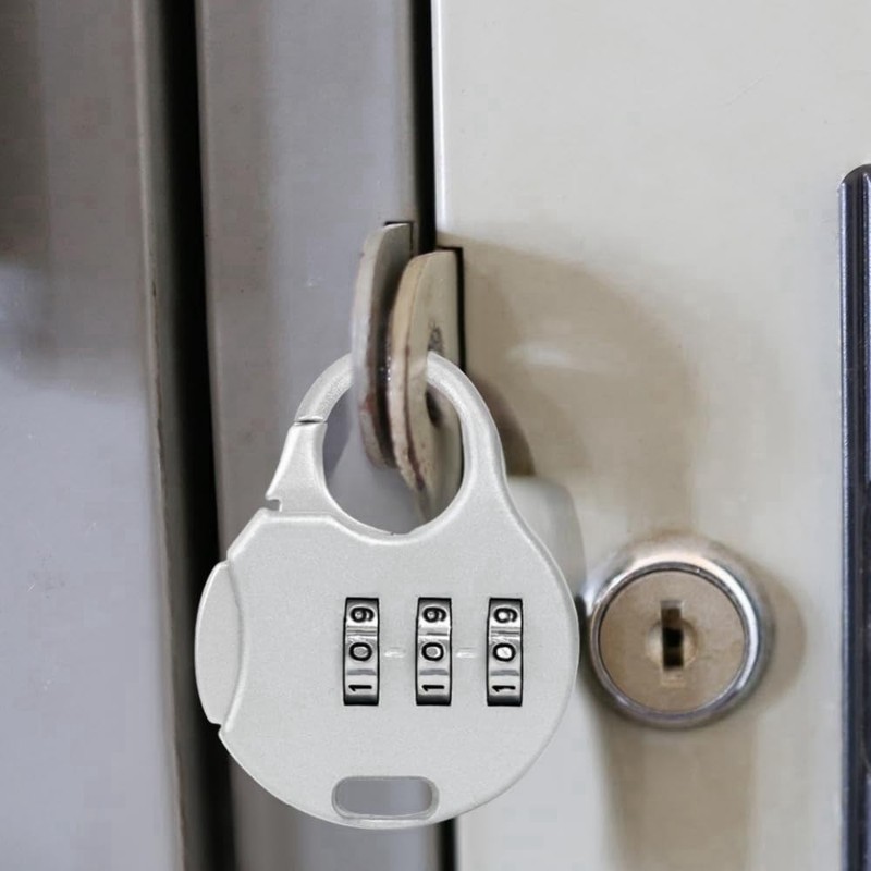 4 Pack Combination Locks Luggage Locks Padlock 3 Digit Combination