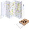 Yohmoe Employee Holiday Planner 2026 Foldable, Folded Format 975 x