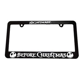 Nightmare Before Christmas License Plate Frame Holder Jack Skellington