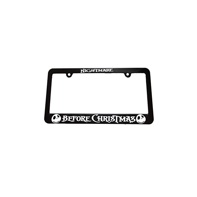 Nightmare Before Christmas License Plate Frame Holder Jack Skellington