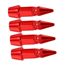iplusmile 4pcs Spiked Valve Stem Caps for Cars Stainless Steel Tire Valve Caps Cute Car Decoration Easy Installation for All Vehicle Types Wear-Resistant High Strength Design