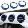 Jimen Compatible with Ford Mustang 2015-2023, 3PCS Center Console Dash
