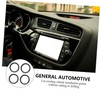 KONTONTY 2 Pairs Car Horn Pads Abs Speaker Spacer Ring