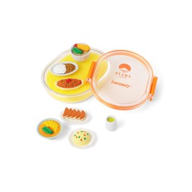 Beams Japan Stationery iwako Special Order Funny Eraser, Bento Box, Popular Menu, orange
