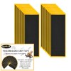 ACFELLE 18 Sheets Fingerboard Grip Tape, Quality Foam Black Wooden