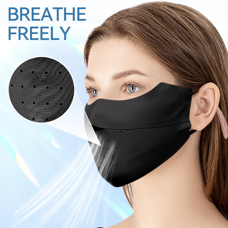 LaNikar UV Face Mask Sun Protective UPF 50+ Ice Silk
