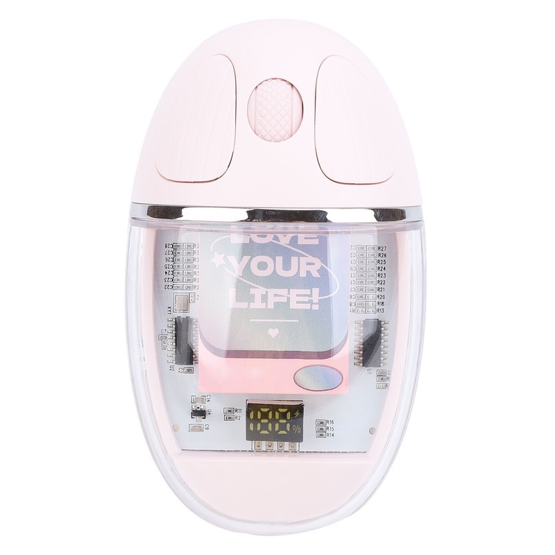Bluetooth Wireless Mouse Dual Mode 2.4G Transparent PC Ergonomic Office
