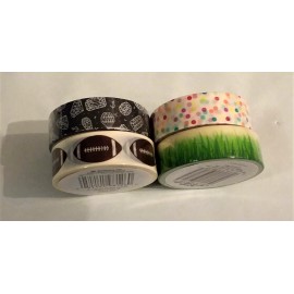 Scotch 4 Scotch Expressions Washi Tape (Assorted), 0.59"x393" (10.91 yds) C314 P New