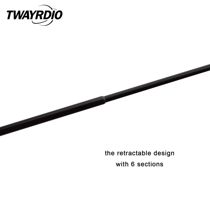 TWAYRDIO Dual Band VHF UHF Ham Radio Telescopic Antenna SMA