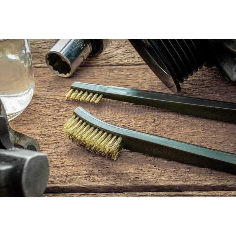 SE Double-Ended Brass Cleaning Brushes (12-Pack) - 7620BB-12